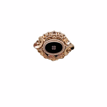 Afbeelding in Gallery-weergave laden, Broche Biedermeier en vermeil et onyx noir, XIXè