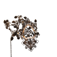 Load image into Gallery viewer, Sølje, grande broche de mariage norvégienne en argent vermeil filigrané d'époque victorienne, années 1850–1900