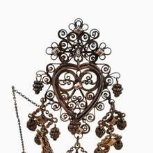 Load image into Gallery viewer, Sølje, grande broche de mariage norvégienne en argent vermeil filigrané d'époque victorienne, années 1850–1900