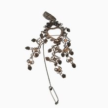 Load image into Gallery viewer, Sølje, grande broche de mariage norvégienne en argent vermeil filigrané d'époque victorienne, années 1850–1900