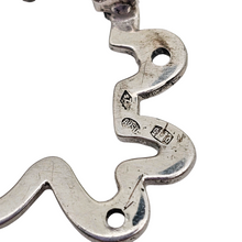 Load image into Gallery viewer, Broche transformable en argent 950 et strass – époque Art déco, années 1920-1930 Le Charme des Violettes - Brocante en ligne
