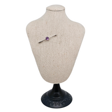 Charger l'image dans la galerie, Broche barrette Art déco en argent et améthyste, années 1915-1925 Le Charme des Violettes - Brocante en ligne