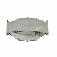 Afbeelding in Gallery-weergave laden, Oude Berberbroche van zilver, gebeiteld met kalligrafie en filigraan