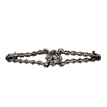 Charger l'image dans la galerie, Broche en argent et or sertie de 24 diamants taille rose, fin XVIIIᵉ / début XIXᵉ siècle Le Charme des Violettes - Brocante en ligne