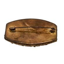 Afbeelding in Gallery-weergave laden, Broche en micromosaïque florale – Italie, fin XIXᵉ / début XXᵉ siècle Le Charme des Violettes - Brocante en ligne