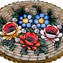 Charger l'image dans la galerie, Broche en micro-mosaïque, Italie, vers 1920–1935 Le Charme des Violettes - Brocante en ligne