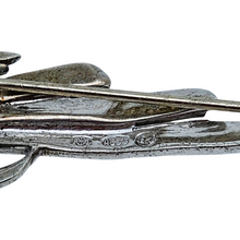 Load image into Gallery viewer, Broche Art déco signée en forme d'oiseau de paradis en argent 835 et marcassites, années 1940