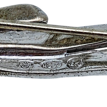 Load image into Gallery viewer, Broche Art déco signée en forme d'oiseau de paradis en argent 835 et marcassites, années 1940