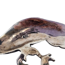 Afbeelding in Gallery-weergave laden, Broche Art déco en forme de paon en argent 835 sertie de marcassites, années 1930