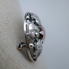 Load image into Gallery viewer, Niels Erik From. Skønvirke fish brooch in sterling silver and rose quartz. Danish design from the 1950s.