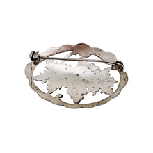 Charger l'image dans la galerie, Broche ancienne à motif de vigne en argent 835, vers 1930-1950 Le Charme des Violettes - Brocante en ligne