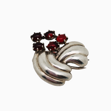 Afbeelding in Gallery-weergave laden, Zilveren broche, jaren 40