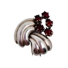 Afbeelding in Gallery-weergave laden, Zilveren broche, jaren 40