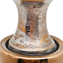 Load image into Gallery viewer, Carafon en cristal gravé et monture en métal doré, vers 1930-1950 Le Charme des Violettes - Brocante en ligne