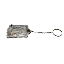 Load image into Gallery viewer, Carnet de bal ancien en nacre sculptée – scène pastorale, Belle Époque, vers 1880-1900 Le Charme des Violettes - Brocante en ligne