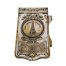 Charger l'image dans la galerie, Carnet de bal en métal argenté à l’effigie de la Tour Eiffel, fin XIXè - début XXᵉ siècle