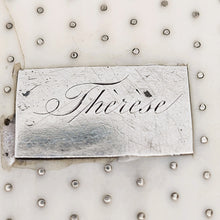 Charger l'image dans la galerie, Carnet de bal « Thérèse » en ivoirine et métal argenté, années 1860 - 1880 Le Charme des Violettes - Brocante en ligne