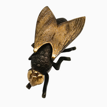 Charger l'image dans la galerie, Cendrier vintage en bronze à double patine en forme de mouche, années 1970