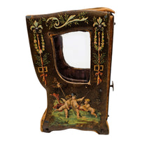 Charger l'image dans la galerie, Porte-montre chaise à porteurs miniature aux angelots, années 1880-1900 Le Charme des Violettes - Brocante en ligne
