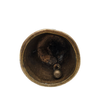 Load image into Gallery viewer, Memory of Waterloo. Old bronze table bell with the effigy of Napoleon