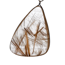 Afbeelding in Gallery-weergave laden, Collier "Herbier" en argent 800 et verre fusionné, vers 1970