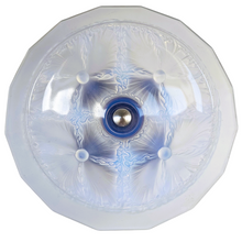 Charger l'image dans la galerie, Coupe Art déco en verre opalescent moulé sur monture chromée et base en bois, vers 1930 Le Charme des Violettes - Brocante en ligne