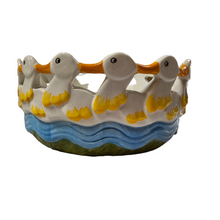 Afbeelding in Gallery-weergave laden, Vintage Italiaanse keramische eendkom