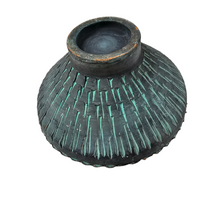 Afbeelding in Gallery-weergave laden, Vintage terracotta schaal uit de jaren 50-70 met geometrische patronen