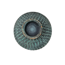 Afbeelding in Gallery-weergave laden, Vintage terracotta schaal uit de jaren 50-70 met geometrische patronen