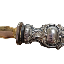 Load image into Gallery viewer, Pair of fish service cutlery in 800 silver-filled silver