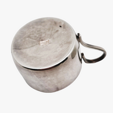 Load image into Gallery viewer, Cristofoli 90/Pozzani, Vintage suite of 8 silver-plated and porcelain espresso cups, 1960s