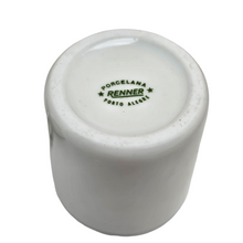 Load image into Gallery viewer, Cristofoli 90/Pozzani, Vintage suite of 8 silver-plated and porcelain espresso cups, 1960s