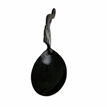 Load image into Gallery viewer, Pair of old rice spoons with dragon head and tail in horn and lacquer, Asia