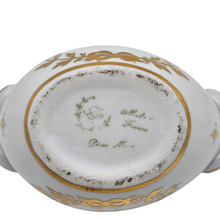 Charger l'image dans la galerie, Encrier en porcelaine blanche dorée – style Empire, Napoléon France, début du XXe siècle (vers 1900–1920) Le Charme des Violettes - Brocante en ligne