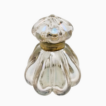 Load image into Gallery viewer, Encrier en verre soufflé godronné Belle Epoque, vers 1880-1910
