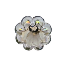 Load image into Gallery viewer, Encrier en verre soufflé godronné Belle Epoque, vers 1880-1910