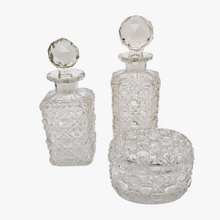 Charger l'image dans la galerie, Val Saint Lambert (attribué à), Ensemble de toilette en cristal taillé, années 1900-1930