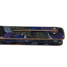 Afbeelding in Gallery-weergave laden, Epingle à cravate en argent et vermeil ornée de petites pierres blanches et rouges, années 1900