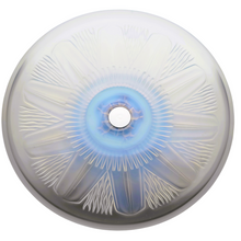 Load image into Gallery viewer, Edmond Etling (attribué à), Coupe Art déco en verre opalescent, socle en métal chromé et palissandre, années 1925-1930