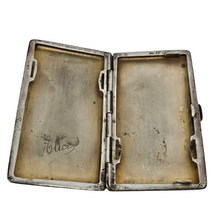 Load image into Gallery viewer, Carl Becker. Art Deco cigarette case in solid silver
