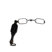 Load image into Gallery viewer, Napoleon III period lorgnette in Sterling silver and tortoiseshell