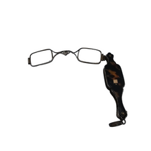 Load image into Gallery viewer, Napoleon III period lorgnette in Sterling silver and tortoiseshell