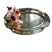 Load image into Gallery viewer, Fallon Orfèvre Namur, Plat de service ovale de style Louis XVI en métal argenté, années 1900