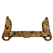 Charger l'image dans la galerie, Fermoir de sac ancien en celluloïd marbré façon écaille, années 1935-1950