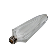 Load image into Gallery viewer, Flacon en cristal taillé et argent sans bouchon, fin XIXᵉ – début XXᵉ siècle