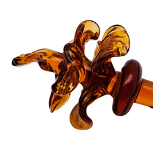 Charger l'image dans la galerie, Flacon à parfum décoratif en verre de Murano irisé, bouchon fleur, années 1950-1960 Le Charme des Violettes - Brocante en ligne