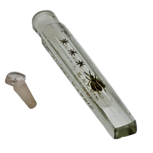 Load image into Gallery viewer, Flacon à parfum en cristal taillé, décor or fin, Maison Violet, Paris, vers 1860-1890 Le Charme des Violettes - Brocante en ligne