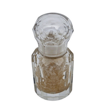 Afbeelding in Gallery-weergave laden, Petit flacon à sels en cristal taillé, fin XIXe siècle Le Charme des Violettes - Brocante en ligne