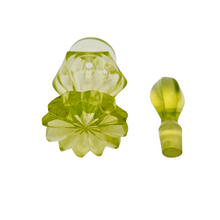 Afbeelding in Gallery-weergave laden, Flacon à parfum en verre urane ou ouraline, vers 1900