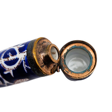 Charger l'image dans la galerie, Flacon en porcelaine peinte à la main au décor japonisant, fin XIXè - début XXè Le Charme des Violettes - Brocante en ligne